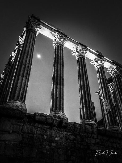 Templo romano de Évora - Fotógrafo Ricardo Marinho